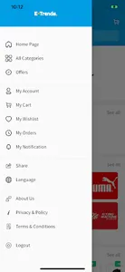 Flutter Clothing App screenshot 1