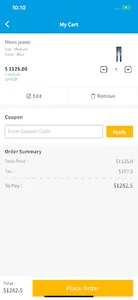Flutter Clothing App screenshot 4