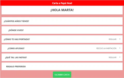 Carta Papa Noel screenshot 7