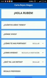 Carta Reyes Magos screenshot 1
