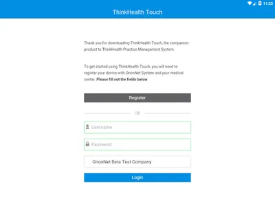 ThinkHealth-Touch screenshot 3