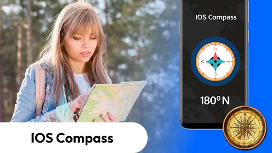 iOS Compas- iOS 16 iCompass screenshot 0