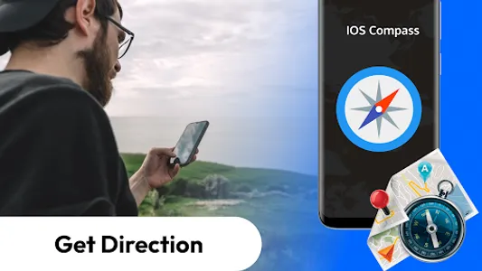 iOS Compas- iOS 16 iCompass screenshot 1