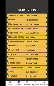 Iowa State Rugby Fan App screenshot 2