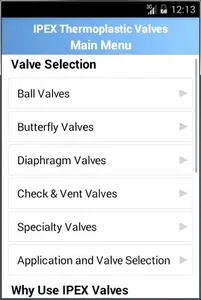 IPEX Thermoplastic Valves screenshot 0