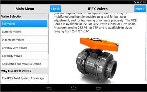 IPEX Thermoplastic Valves screenshot 3