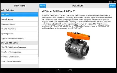 IPEX Thermoplastic Valves screenshot 5