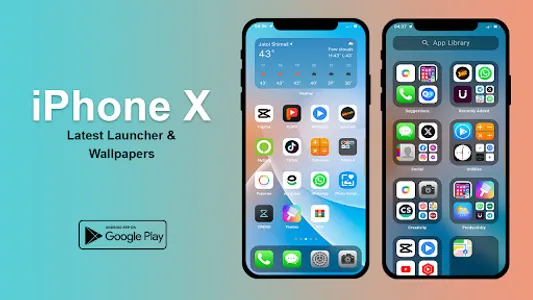iPhone X Launcher for Android screenshot 0