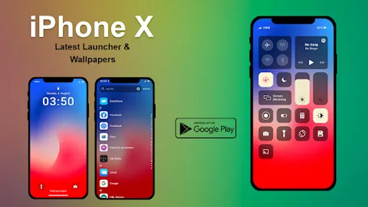 iPhone X Launcher for Android screenshot 1