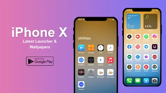 iPhone X Launcher for Android screenshot 5