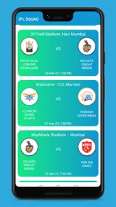 IPL 2022 Squad Schedule & Live screenshot 3