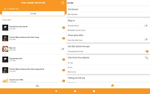 iPOS Order Receiver screenshot 1