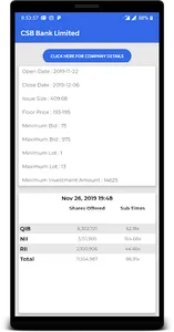 IPO Live Subscription (Initial screenshot 1