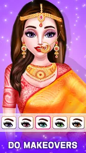 Indian Wedding Make Up Games screenshot 0