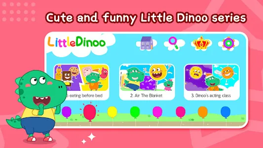 Little Dinoo&Baby Cartoons screenshot 0