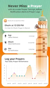 Muslim & Quran - Prayer Times screenshot 1