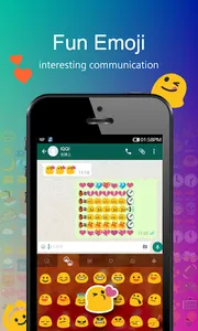 IQQI Keyboard for Arabic - Emo screenshot 1