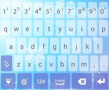 IQQI Blue Snow Theme screenshot 5