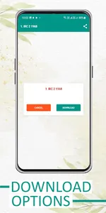 IRC Code app screenshot 2