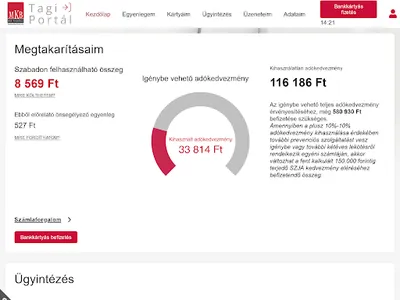 MKB-Pannónia Egészségpénztár screenshot 3