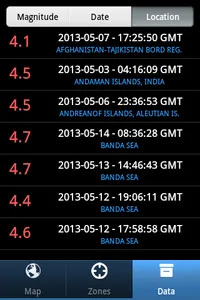 iSismico screenshot 3