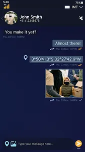 Iridium Chat screenshot 1