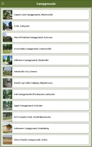 Indiana State RV Parks & Campg screenshot 10