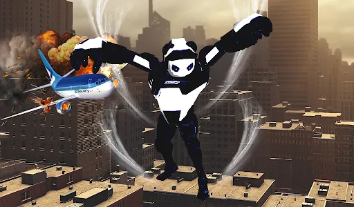 Iron Panda Fighting: Robot kun screenshot 0