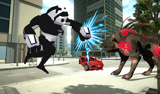 Iron Panda Fighting: Robot kun screenshot 2