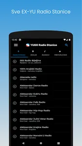 Yugo Radio Stanice - EX YU Rad screenshot 0