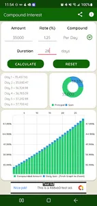Daily Compound Interest Calc screenshot 0
