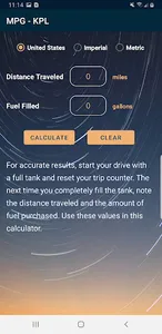 MPG - KPL Calculator screenshot 0