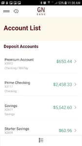 GN Bank screenshot 1