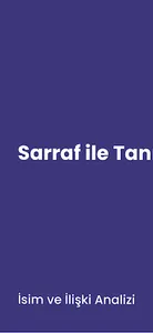 Sarraf - İsim & İlişki Analizi screenshot 0