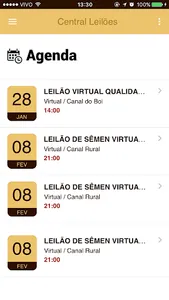 Central Leilões screenshot 2