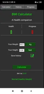 BMICalc BMI Calculator Tracker screenshot 3