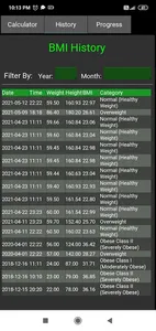 BMICalc BMI Calculator Tracker screenshot 4
