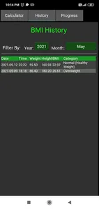BMICalc BMI Calculator Tracker screenshot 5