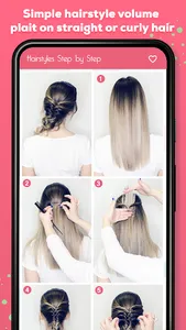 Girls Hairstyles Step by Step screenshot 6