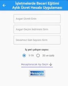 İşletmede Beceri Eğitimi Ücret screenshot 1