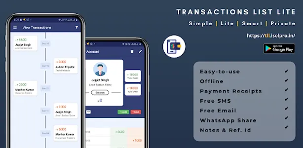 Transactions List Lite - Khata screenshot 8
