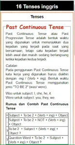 16 Tenses Bahasa Inggris screenshot 11