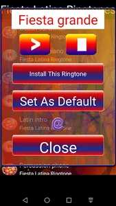 Fiesta Latina Ringtones screenshot 2