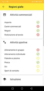 Regioni Colorate DPCM screenshot 3