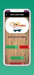 Italian cuisine recipes screenshot 0