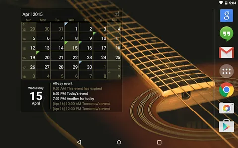 Calendar Widget (key) screenshot 6