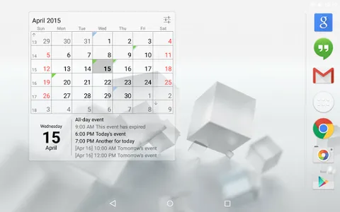 Calendar Widget (key) screenshot 7