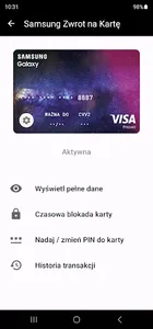 Samsung Zwrot na Kartę screenshot 4