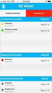 Inspec EZ Wallet screenshot 2