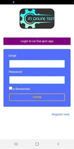 ITI Online Test screenshot 0